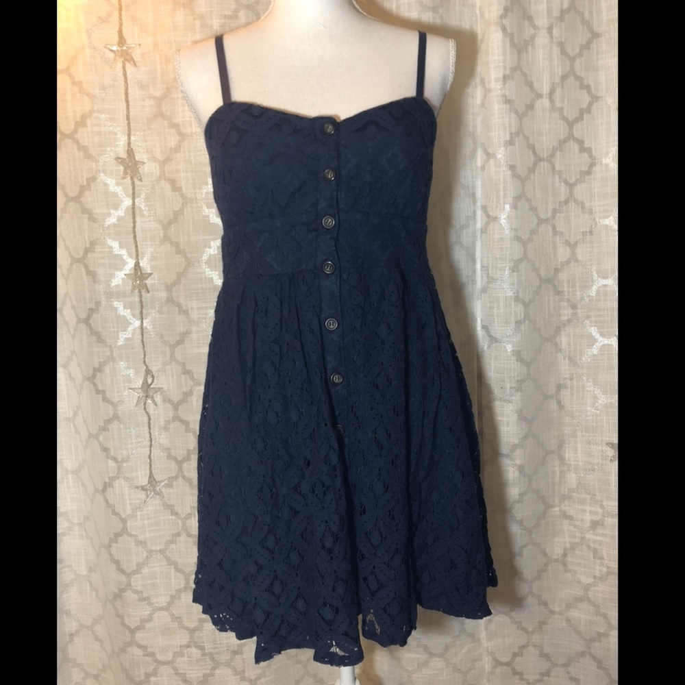 Navy Lace Dress